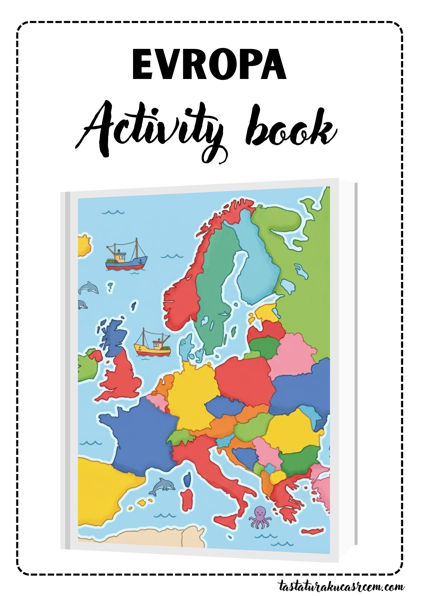 Evropa – Activity book za učenike-Nastavni materijal