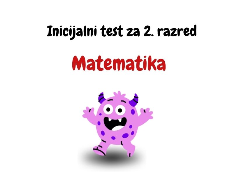 Inicijalni test iz matematike- 2. razred